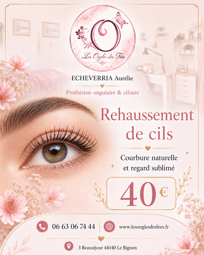 Rehaussement de Cils 40€ttc
