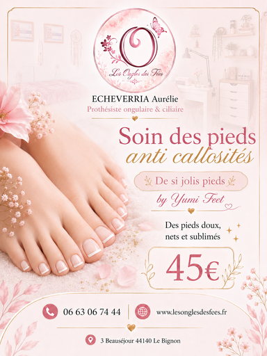 Soin des pieds anti callosités – “De si jolis pieds” by Yumi Feet 45€ttc